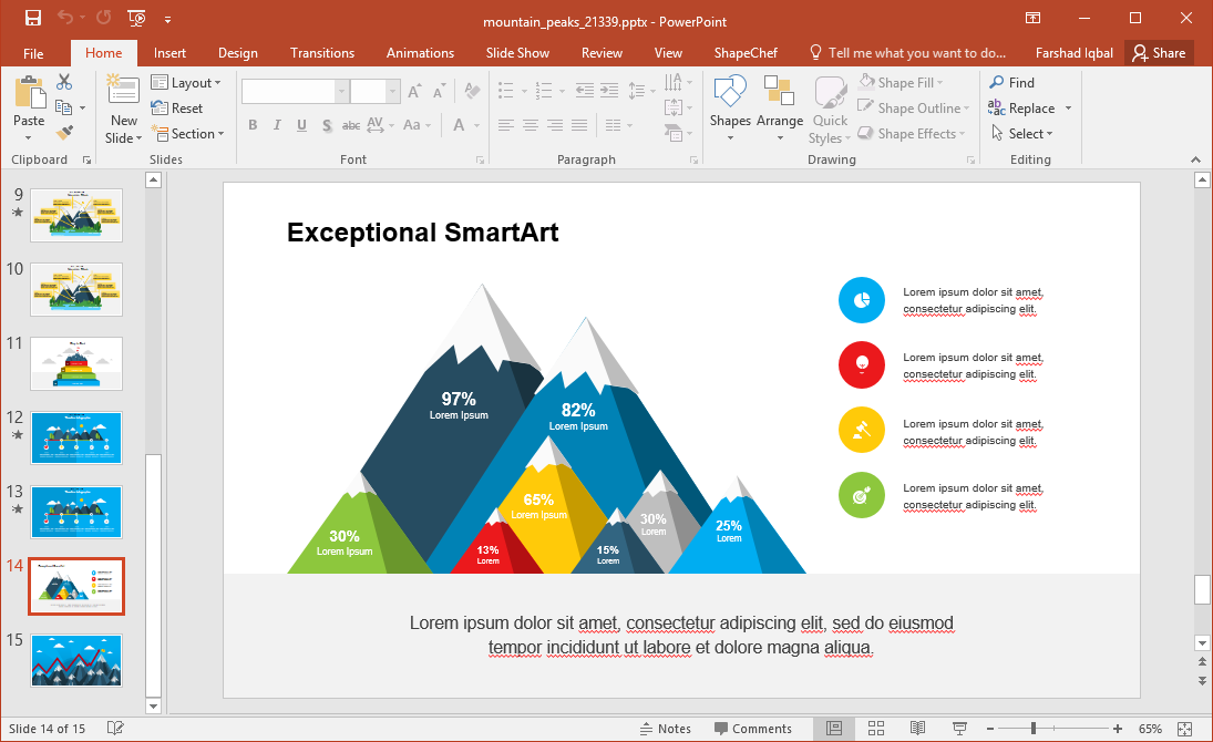 animate smartart in powerpoint for mac 2016